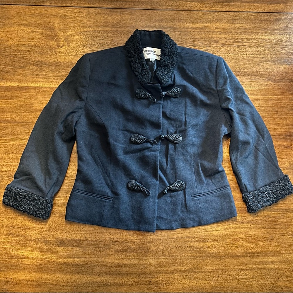 George Simonton USA made 100% Wool Jacket from Neiman Marcus size Medium